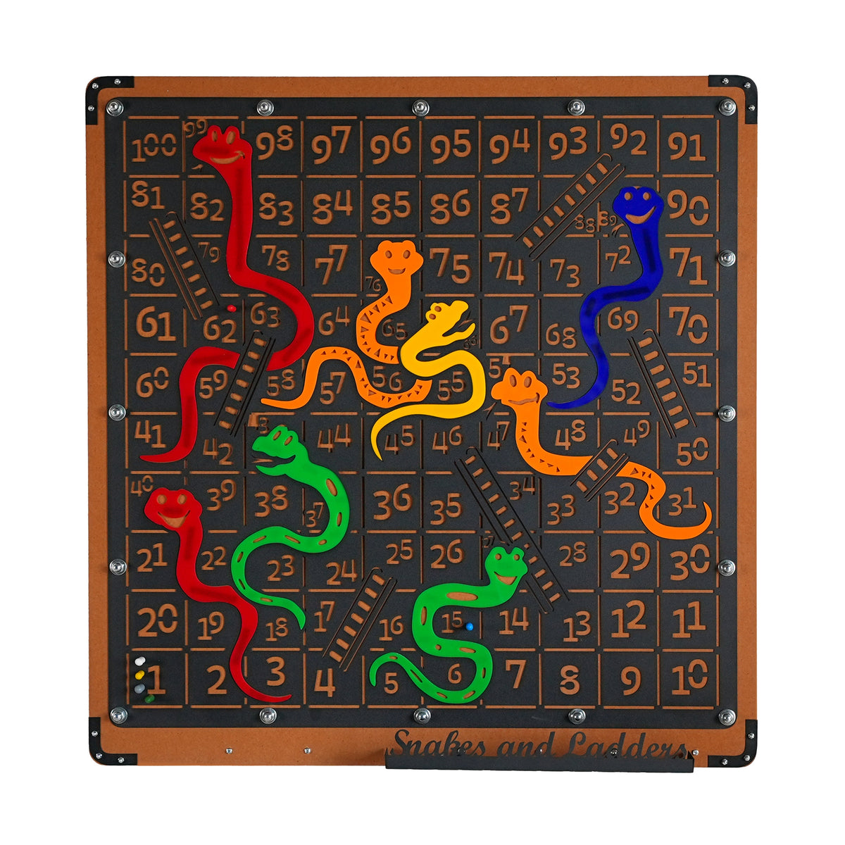 Handmade Snakes shops & Ladders Game