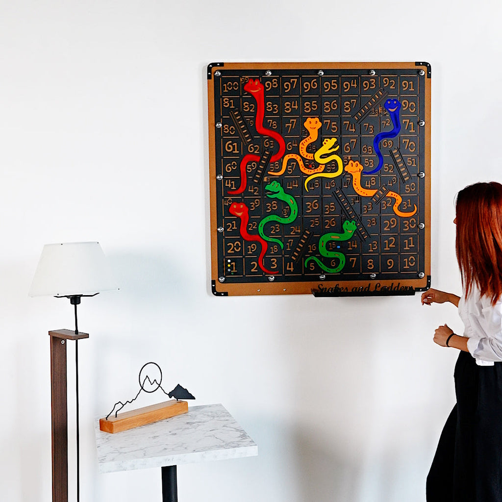 game-archtwain-Giant Snakes and Ladders Game Board-home office decorations