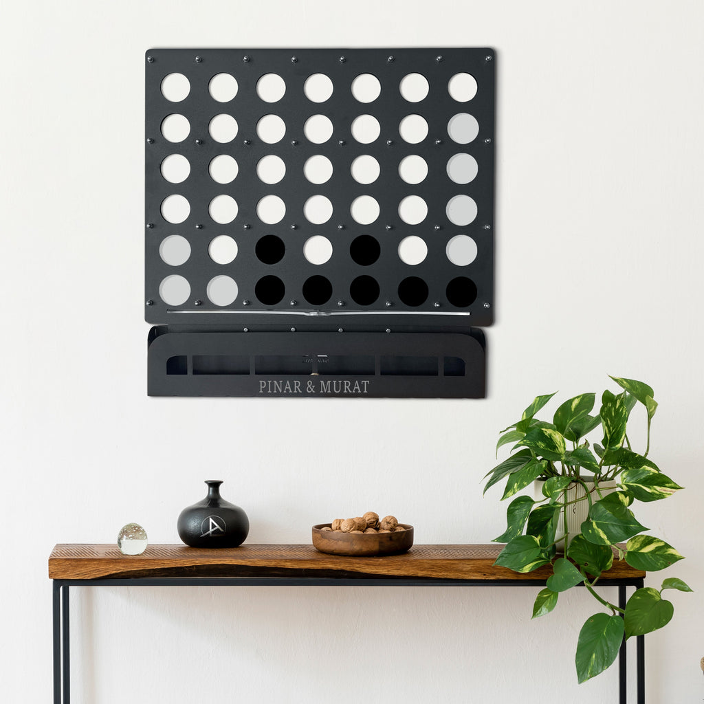 game-archtwain-Customized Connect Four Wall Game-home office decorations