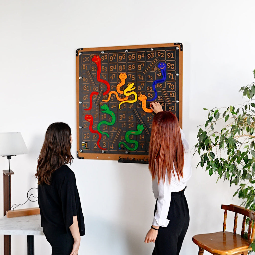 game-archtwain-Giant Snakes and Ladders Game Board-home office decorations