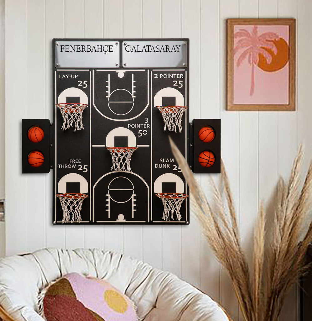 game-archtwain-Personalization All-Star Basketball Wall Game-home office decorations