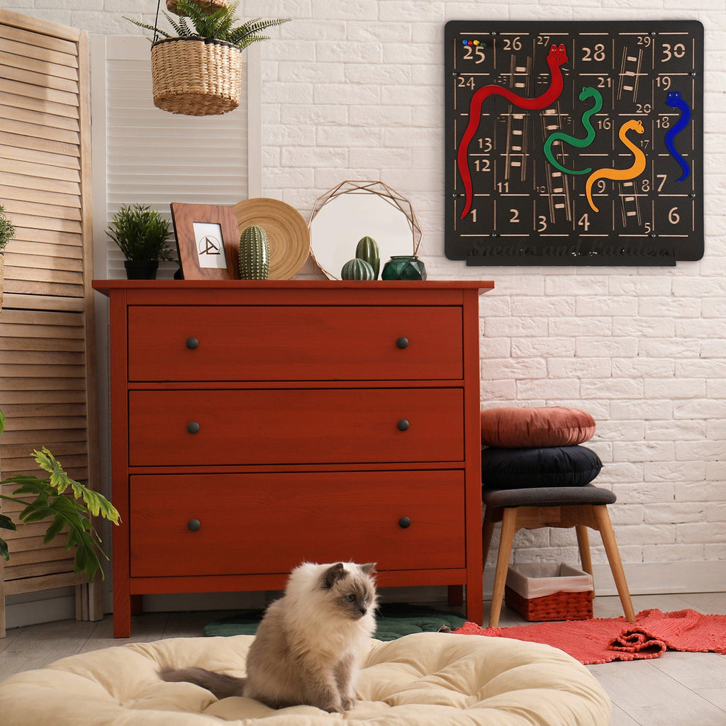 game-archtwain-Snakes and Ladders Wall Game-home office decorations