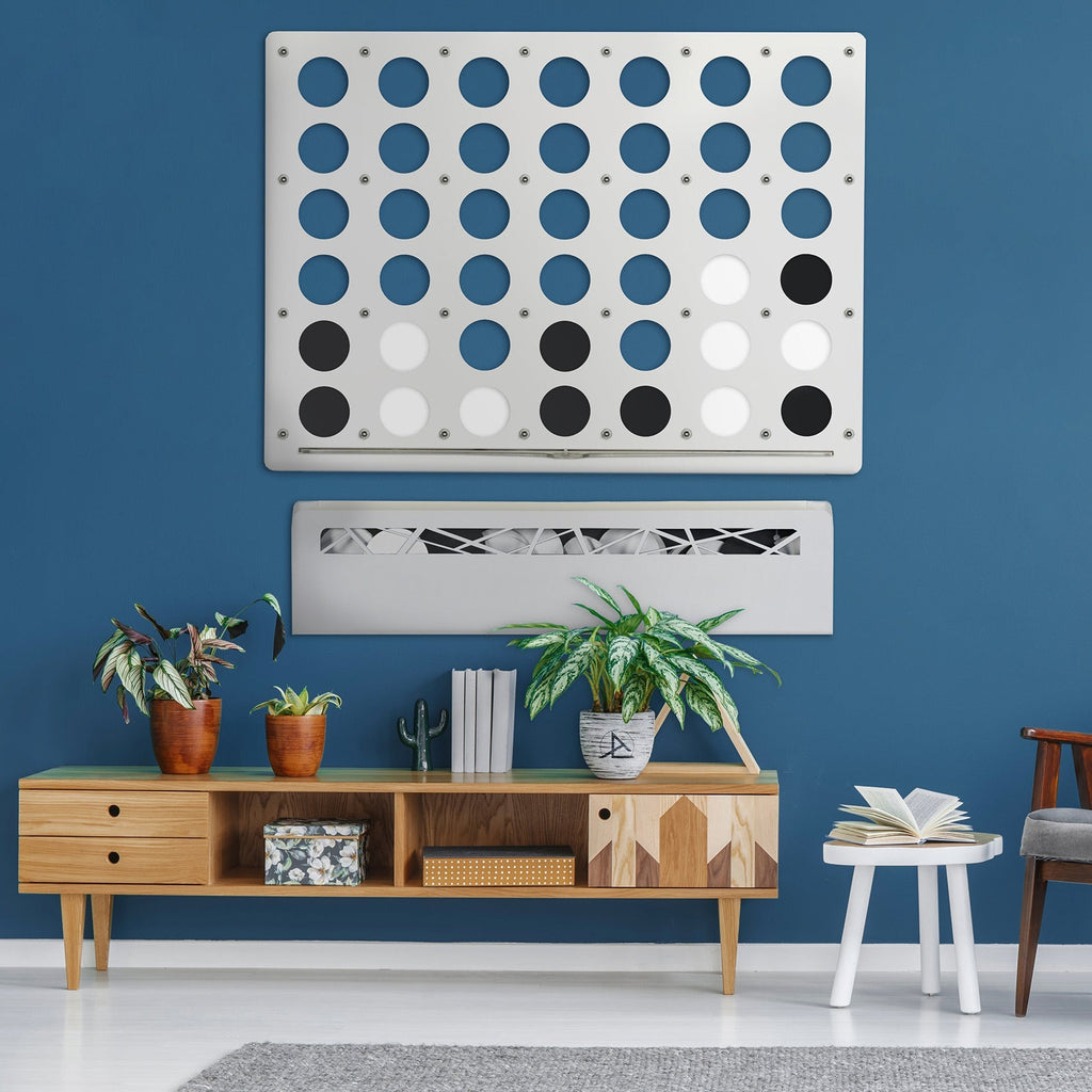 game-archtwain-White Giant Connect Four Wall Game-home office decorations