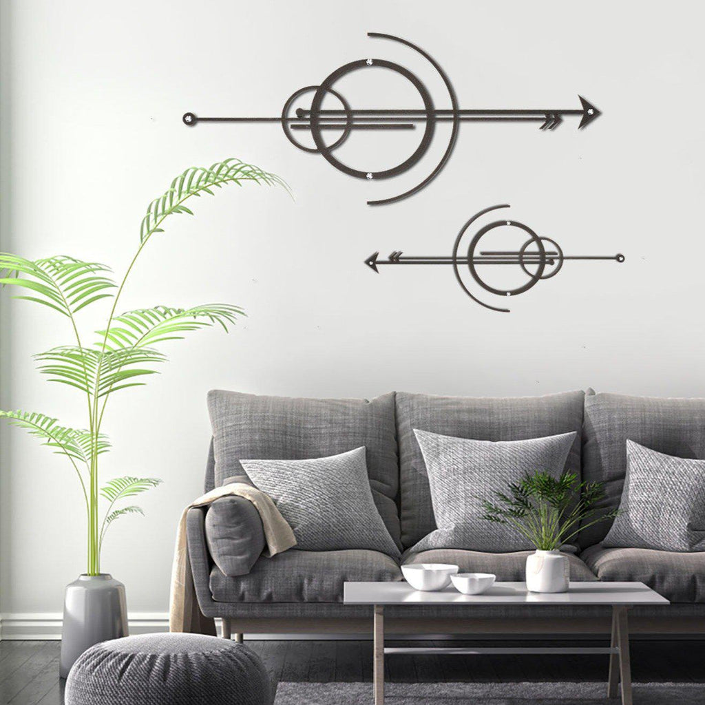 Metal duvar dekor-archtwain-Arrows Set - Metal Wall Art-home office decorations