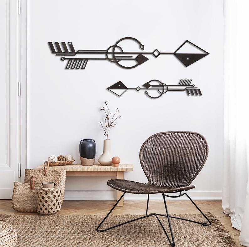 Metal duvar dekor-archtwain-Nubian - Metal Wall Art-home office decorations